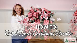 How To DIY Christmas Wreath Tutorial [upl. by Pollard942]