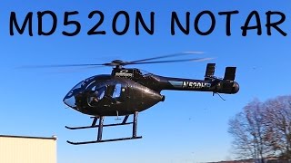 MD 520N NOTAR Helicopter review and flight [upl. by Yenttihw]