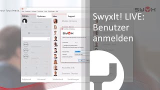 SwyxIt LIVE Benutzer anmelden [upl. by Trauner858]