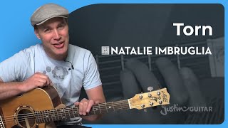 How to play Torn by Natalie Imbruglia on the guitar [upl. by Nawd]