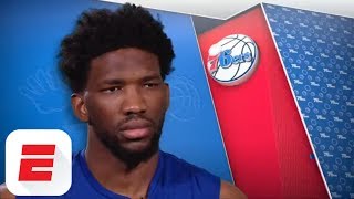 Joel Embiid takes pride in being vocal leader  ESPN [upl. by Ardnad172]