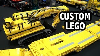 Custom LEGO Technic Heavy Haul Trucks  BrickCan 2019 [upl. by Clough]