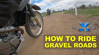 How to ride gravel roads cornering braking body position and bike setup︱Cross Training Adventure [upl. by Hadihahs568]