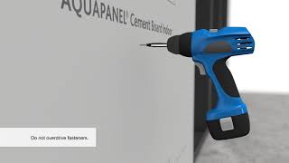 Installation of Knauf AQUAPANEL® Cement Board Indoor [upl. by Nniuqal]