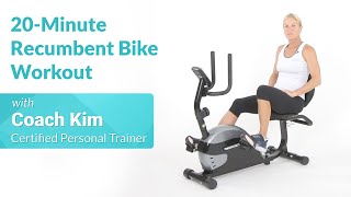 20Minute Recumbent Bike Workout [upl. by Kopple988]