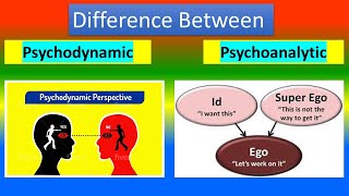 Difference Between Psychodynamic and Psychoanalytic [upl. by Rex]