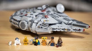 LEGO Star Wars 2019 Millennium Falcon Review  75257 [upl. by Ycniuq]