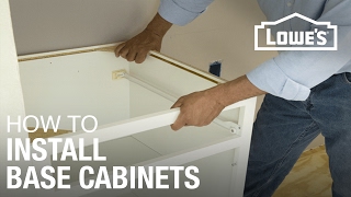 How to Install Base Cabinets [upl. by Aelgna]