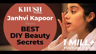 Janhvi Kapoor Shares Her Best DIY Skincare Secrets  Tutorial  Beauty Secrets [upl. by Purdy]