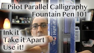 Pilot Parallel Calligraphy Fountain Pen 101 [upl. by Valoniah]