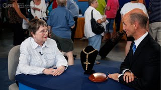 Preview Tiffany amp Co Gold Necklace ca 1870  Vintage Spokane Hour 2  ANTIQUES ROADSHOW  PBS [upl. by Jacie]