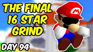 BLINDFOLDED SM64  16 Star for WR Day 94 [upl. by Ecirtemed]