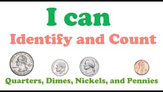 Counting Money Quarters Dimes Nickels Pennies [upl. by Poucher]