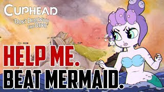 Cuphead  How to Beat Mermaid Medusa Boss Cala Maria [upl. by Dajma]