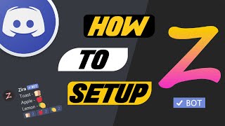 How to setup Reaction Roles on Discord  Zira Bot Tutorial 2021 [upl. by Neitsirk]