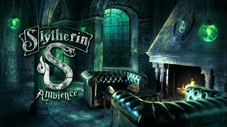 Slytherin Common Room Ambience Harry Potter ASMR  Sleep Study White Noise [upl. by Leuneb]