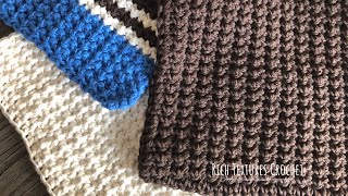 In a Crunch Washcloth  Crochet Pattern [upl. by Atinniuq]