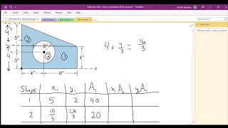 Statics  Centroids of Composite Shapes 2 [upl. by Lednam396]