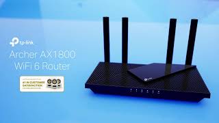 Archer AX1800 WiFi 6 Router Overview  TPLink [upl. by Dennet]