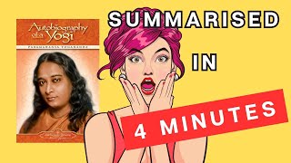 Autobiography of a Yogi A 4 Minute Summary [upl. by Norbel154]