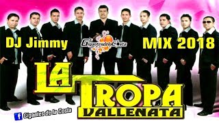 La Tropa Vallenata Mix 2018  DJ Jimmy El Genio Del Disco  Mixes DJs On Line [upl. by Anallese]