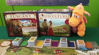 Viticulture Tuscany  Solo Playthrough [upl. by Darian]