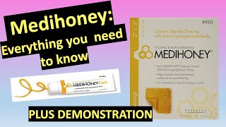 MEDIHONEY EVERYTHING YOU NEED TO KNOW with DENMONSTRATION [upl. by Shiekh]