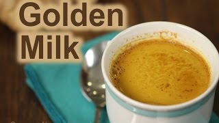 How To Make Golden Milk  Turmeric Benefits  Rockin Robin Cooks [upl. by Anillek]