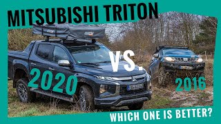 OFFROADTEST Mitsubishi Triton 2020 vs 2016 L200 [upl. by Wiskind]