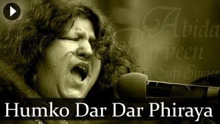 Humko Dar Dar Phiraya  Abida Parveen  Top Sufi Songs [upl. by Haman]