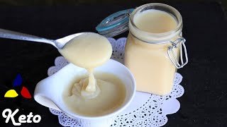 Sugar Free Sweetened Condensed Milk  Keto Recipes  Keto Dessert [upl. by Aset]