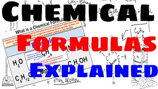 Chemical Formulas  Explained [upl. by Danica]