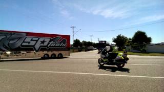 V8 supercars townsville truck parade 2014 [upl. by Nykal647]