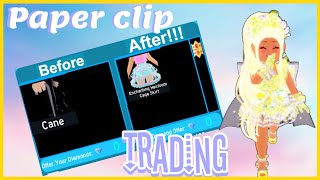 📎Royale High paper clip trading challenge📎 [upl. by Yewed139]