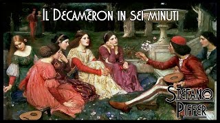 Il DECAMERON di Giovanni Boccaccio in sei minuti [upl. by Odrawde]