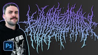 How To Design BRUTAL SlamDeath Metal Logos  Photoshop Tutorial [upl. by Aerdnahs]