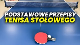 Podstawowe przepisy i zasady gry w tenisa stołowego [upl. by Gnohp]