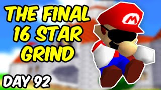 BLINDFOLDED SM64  16 Star for WR Day 92 [upl. by Latisha]