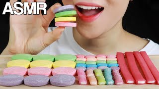 ASMR SWEETARTS GIANT CHEWY EXTREME SOUR ROPES CANDY EATING SOUNDS MUKBANG [upl. by Redienhcs]