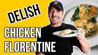 Chicken Florentine Recipe Creamy Parmesan Pan Sauce [upl. by Shaeffer]