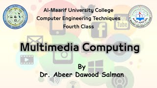 lecture 1 Introduction to Multimedia Computing [upl. by Kaye337]