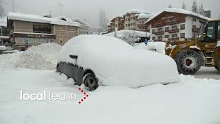 Alpi nevicate nella notte Madonna di Campiglio [upl. by Newkirk]