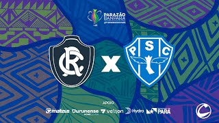 AO VIVO  Remo 1 x 1 Paysandu  7ª Rodada  Parazão Banpará 2025 [upl. by Wamsley]