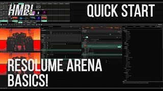 Resolume Arena Basics in 10 MINUTES  Quick Start Guide [upl. by Tnilf856]