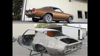 1970 Z28 Camaros one year restoration in 40 minutes MetalWorks step by step camaro stock build [upl. by Negam]