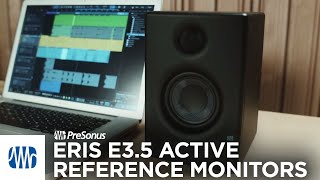 PreSonus Eris E35 Active Media Reference Monitors [upl. by Aleciram]