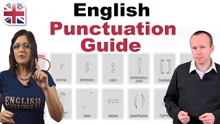 English Punctuation Guide  English Writing Lesson [upl. by Steele]