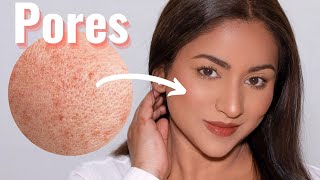 How to Make Your Pores DISAPPEAR With Makeup [upl. by Solrac]