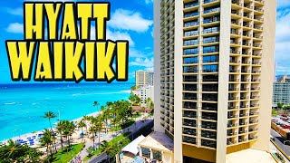 Hyatt Regency Waikiki Hawaii DETAILED Hotel Review [upl. by Aerdnaxela]