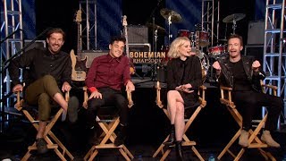 Bohemian Rhapsody interviews  Rami Malek Lucy Boynton Mazzello Lee [upl. by Turtle431]